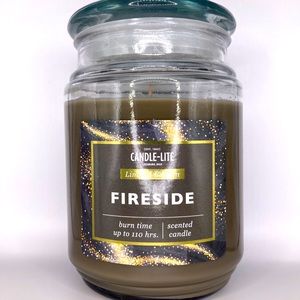 Limited Edition Candle-Lite Fireside Candle up to 110hrs burn time